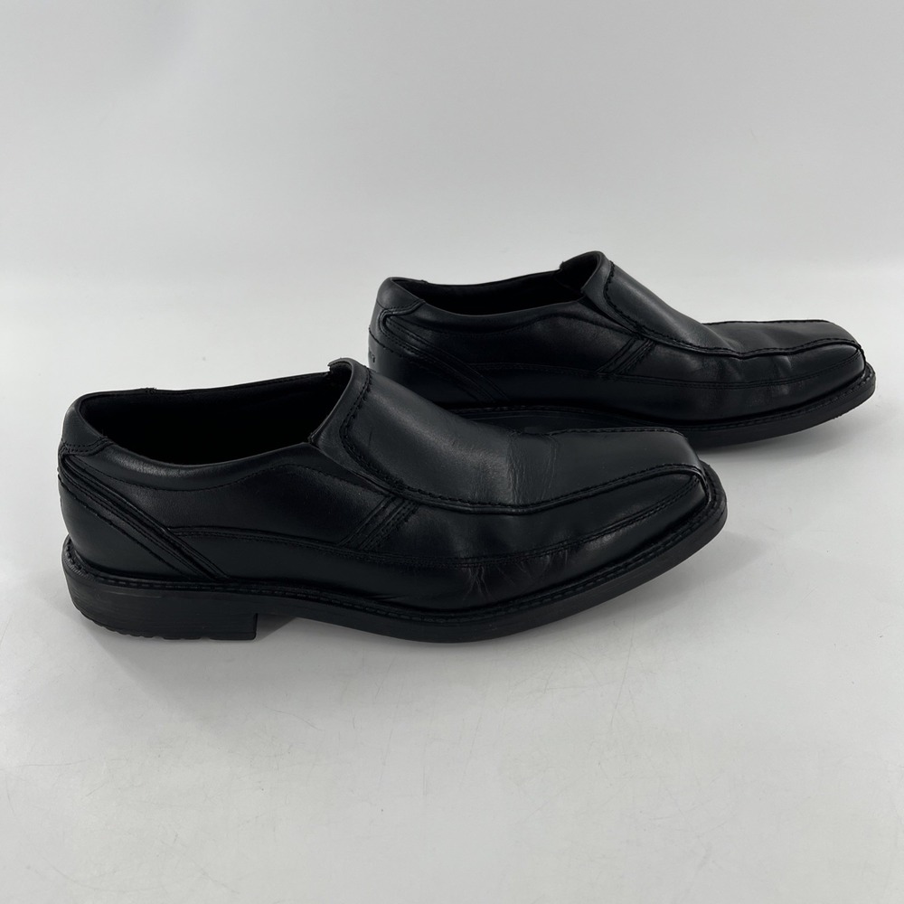 Rockport Trutech Style Leader 2 Bike Toe Slip On Mens Loafer Black 10 M - Picture 9 of 15
